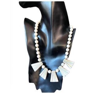 VINTAGE JAPAN Hand painted necklace